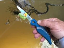 Cuda 3" Serrated Line And Net Knife -Outlet Fishing Store 18099 in use webv1 1