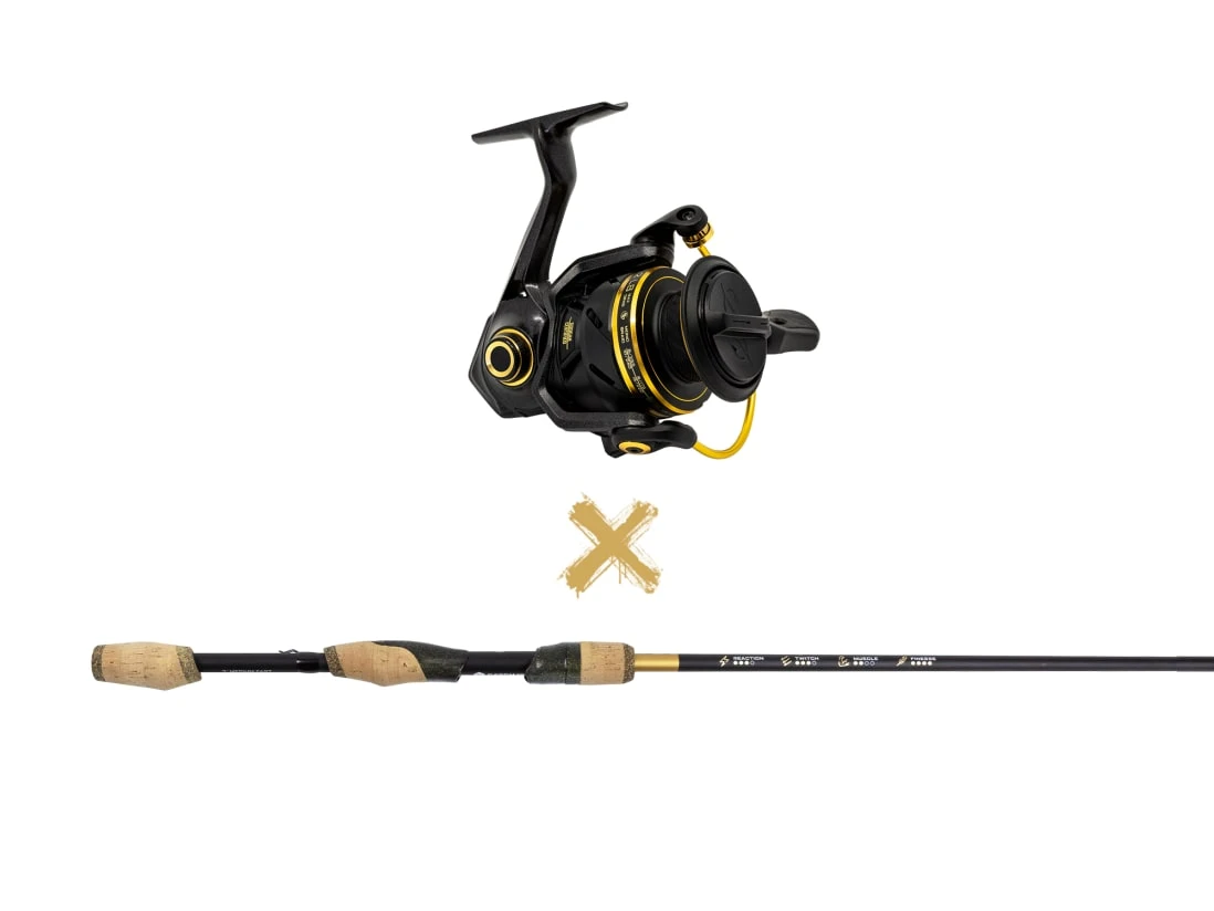 Googan Squad Gold Series Spinning Reel & Finesse Rod Bundle 3 Googan Squad Gold Series Spinning Reel & Finesse Rod Bundle