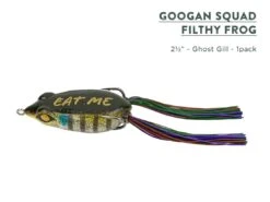 Googan Squad Filthy Frog Savings Bundle -Outlet Fishing Store googansquad filthyfrog savingsbundle ghostgill