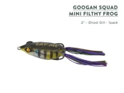 Googan Squad Filthy Frog Savings Bundle -Outlet Fishing Store googansquad minifilthyfrog savingsbundle ghostgill